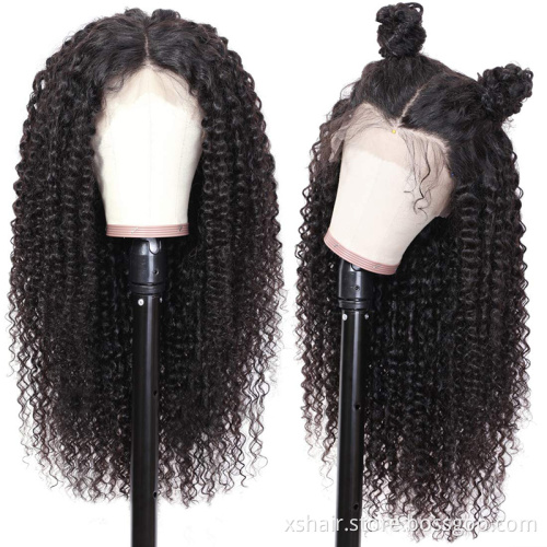 Fashion Remy Red Lace Front Real Ready Ship Raw Unprocessed 13X6 Wholesale Human Hair Wig